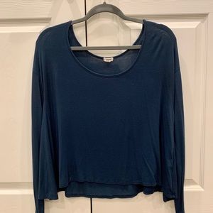 Garage Long Sleeve Navy Blue Long Sleeve